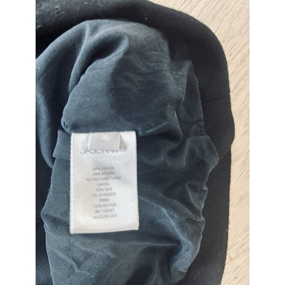 Jason Wu Sleeveless Peplum City Sleeveless Twisted Knot Knit Top-Black Medium - Picture 4 of 6